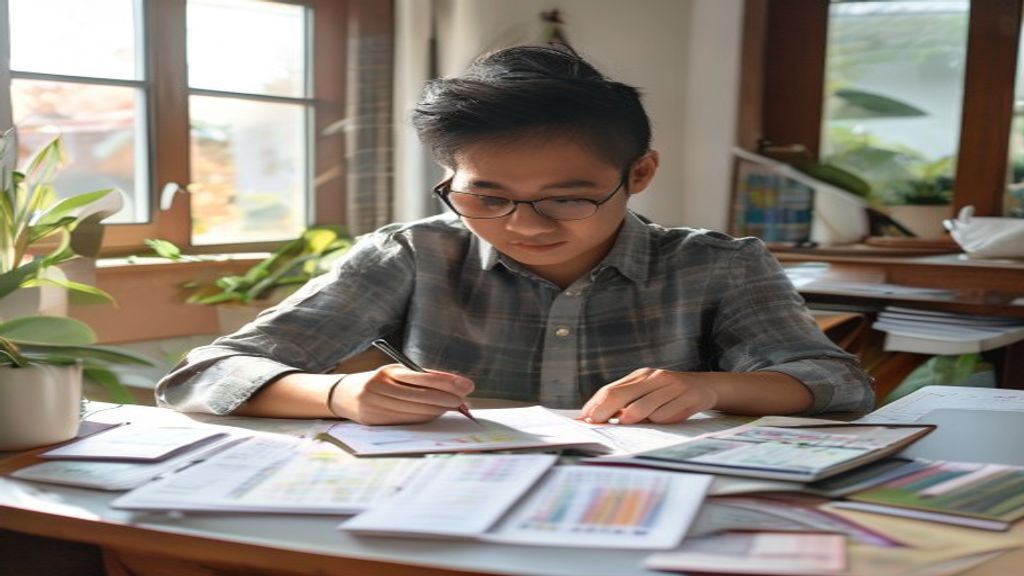 Ilustrasi langkah praktis menabung tiap bulan untuk mengumpulkan dana secara cepat dan efisien