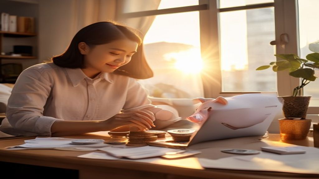 Ilustrasi langkah sederhana menabung bagi pemula dengan grafik tabungan dan tips keuangan