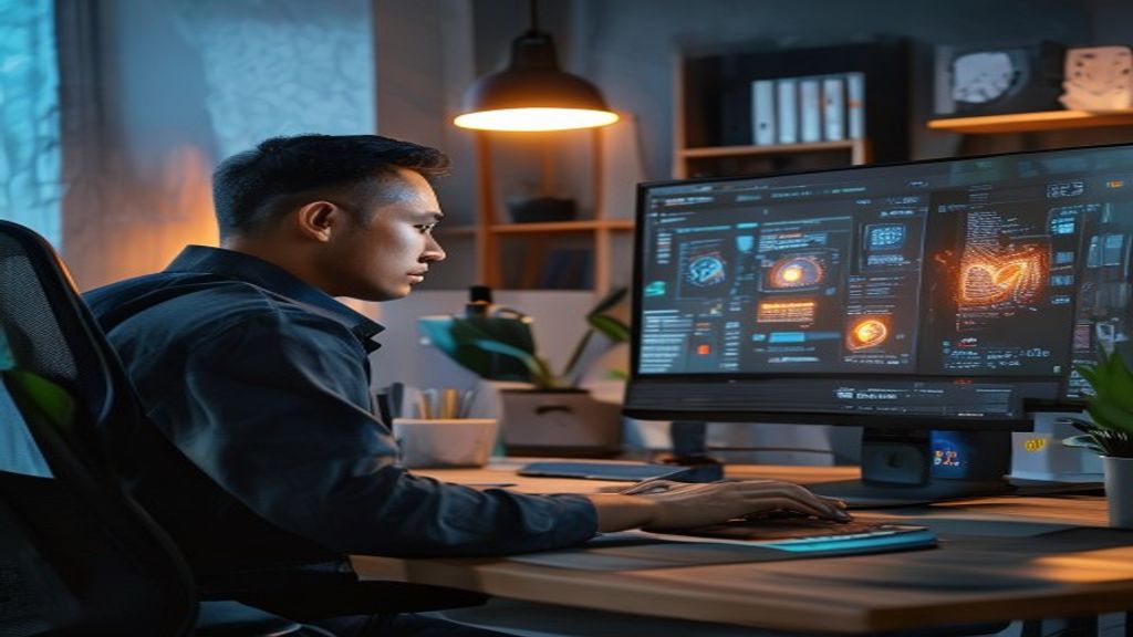 AI Image: aplikasi anti malware illustration