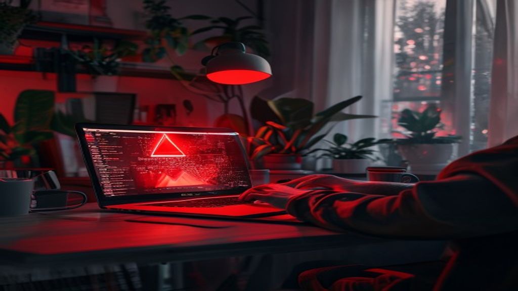 AI Image: aplikasi anti malware illustration