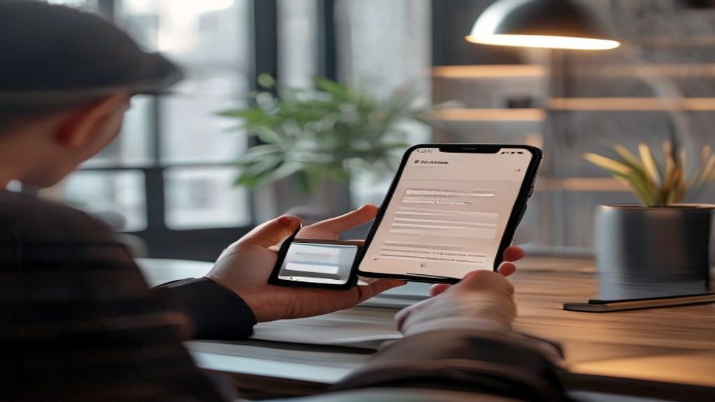 Antarmuka aplikasi keamanan iPhone dengan fitur proteksi data, pemindai malware, dan kontrol privasi