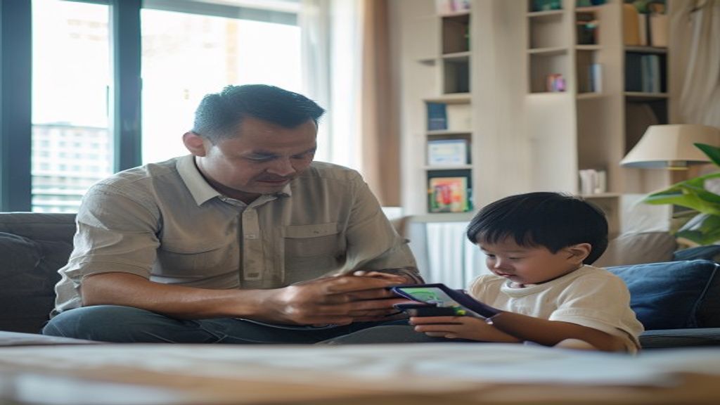 Tampilan antarmuka aplikasi parental control memudahkan orang tua mengatur batas waktu dan memantau aktivitas anak