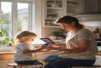 AI Image: aplikasi parental control illustration