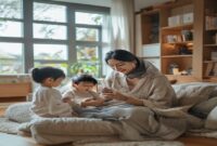 AI Image: aplikasi parental control illustration