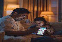 AI Image: aplikasi parental control illustration