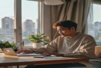 AI Image: cara investasi reksa dana untuk pemula illustration