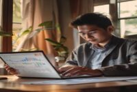 AI Image: cara investasi reksa dana untuk pemula illustration