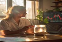 AI Image: cara investasi reksa dana untuk pemula illustration