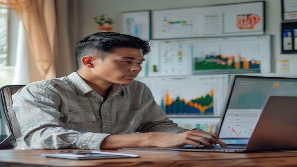 AI Image: cara investasi reksa dana untuk pemula illustration
