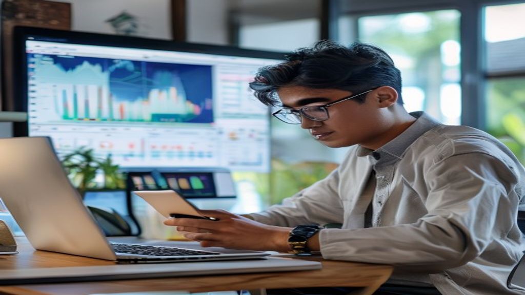 AI Image: cara investasi reksa dana untuk pemula illustration