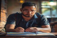 AI Image: cara menabung untuk pelajar illustration