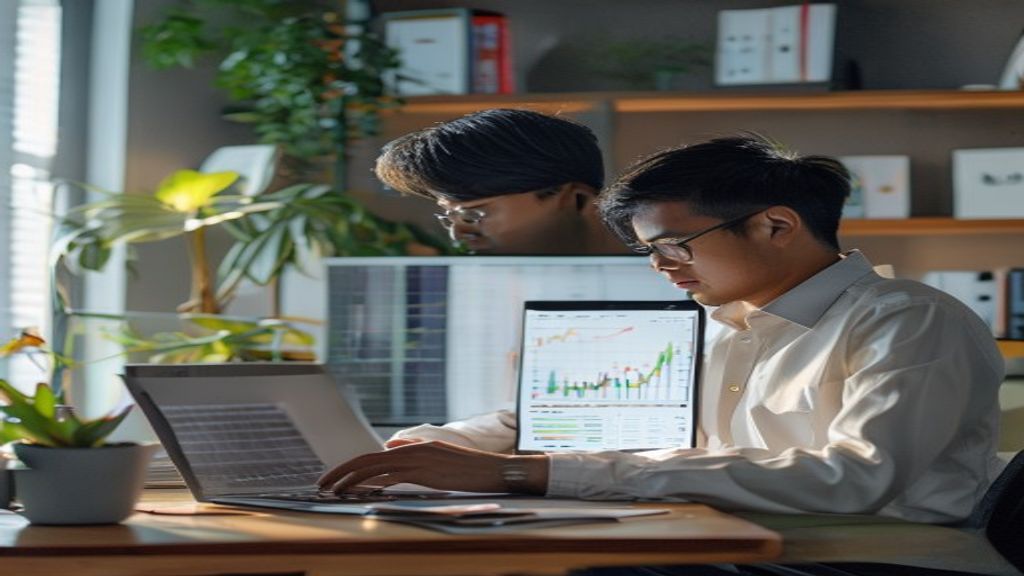 Ilustrasi panduan lengkap reksa dana pemula menampilkan grafik investasi, langkah-langkah, dan tips mengelola dana.