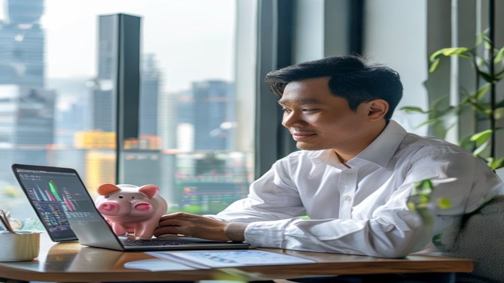 AI Image: panduan lengkap reksa dana untuk pemula illustration